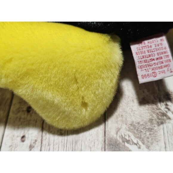 Ty Beanie Babies Bubbies Plushies Black & Yellow Stuffed Toy Rare - Picture 4 of 12